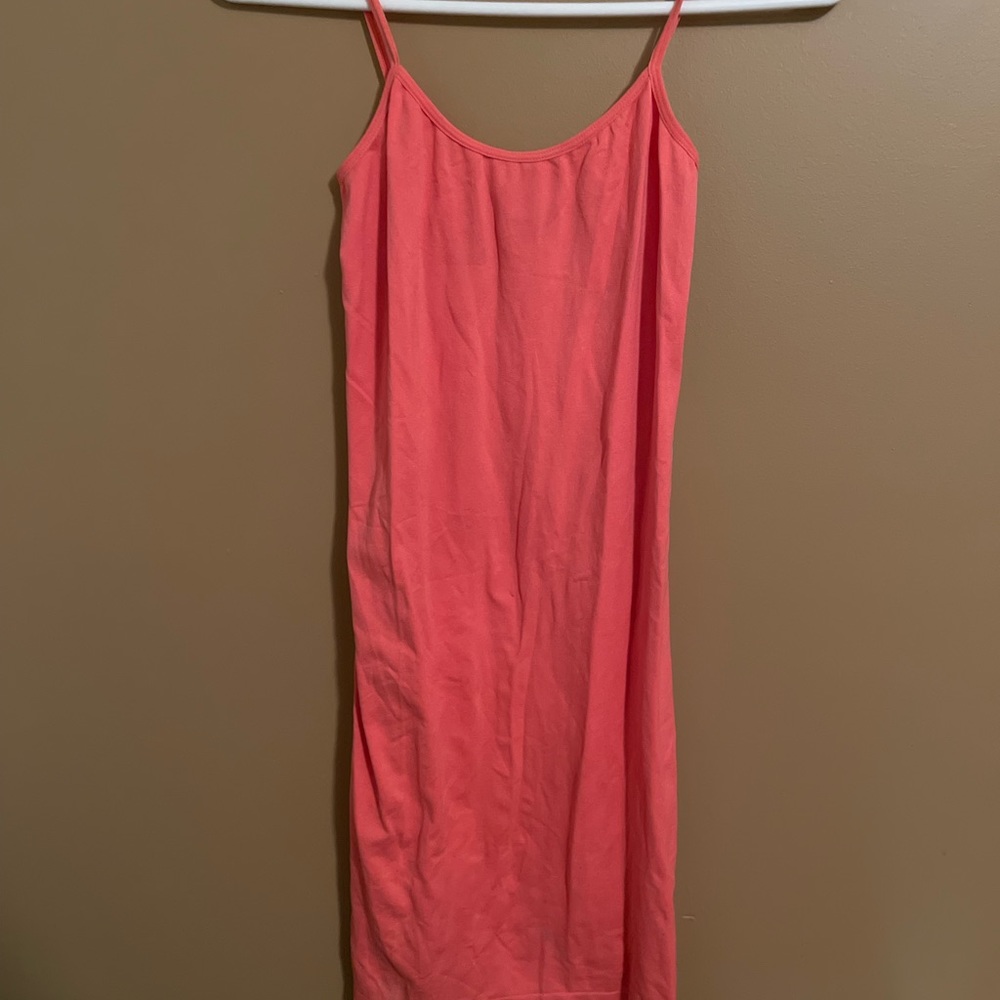 Long coral cami